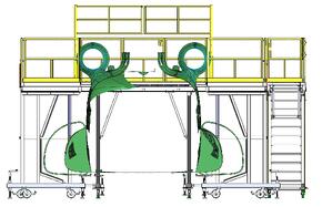 Work Platform Designed to Interface with Aircraft Structure